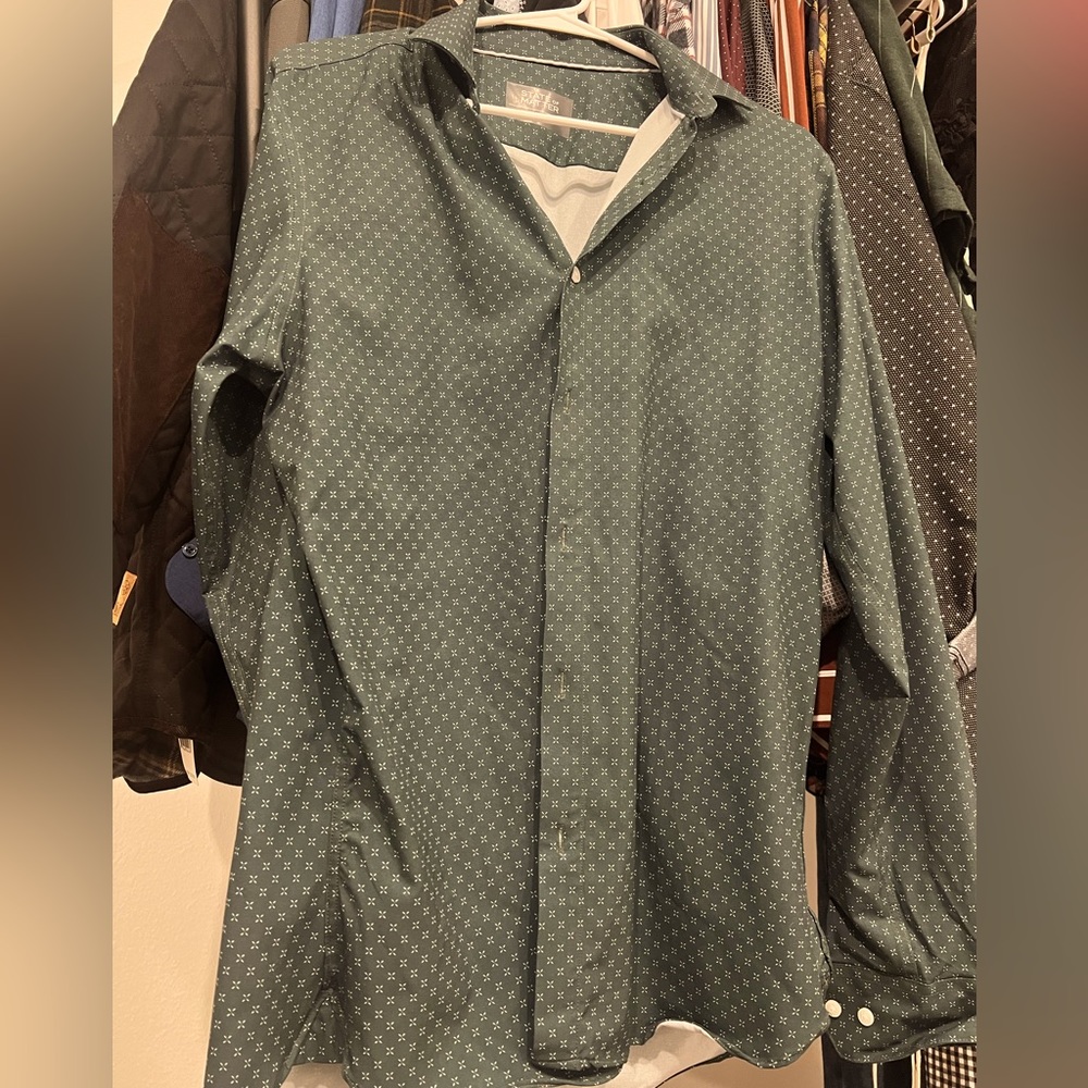 State of Matter Apparel Dress Shirt Made sustainably, size M